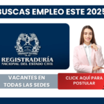 Empleo en Registraduría Nacional de Colombia